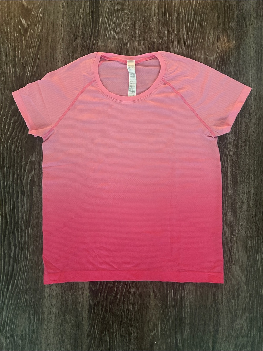 Lululemon Swiftly Tech Short Sleeve 2.0 Pink Ombre T-Shirt